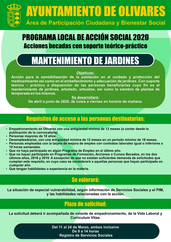 7115_Acciones Becadas - Mantenimiento de Jardines