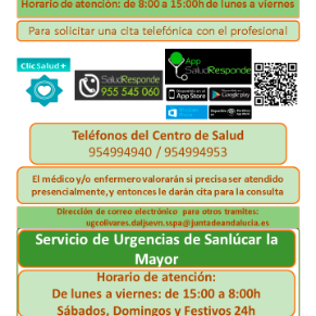 20200824 INFORMACIÓN CENTRO SALUD - CENTRO SALUD OLIVARES