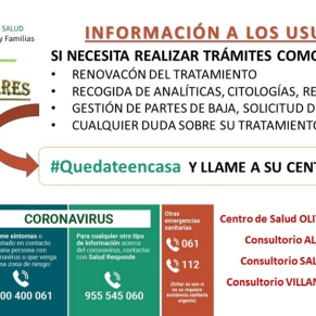 20200824 INFORMACIÓN CENTRO SALUD - CORONAVIRUS 1