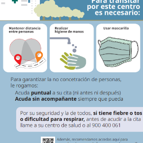 20200824 INFORMACIÓN CENTRO SALUD - MEDIDAS EN LOS CENTROS