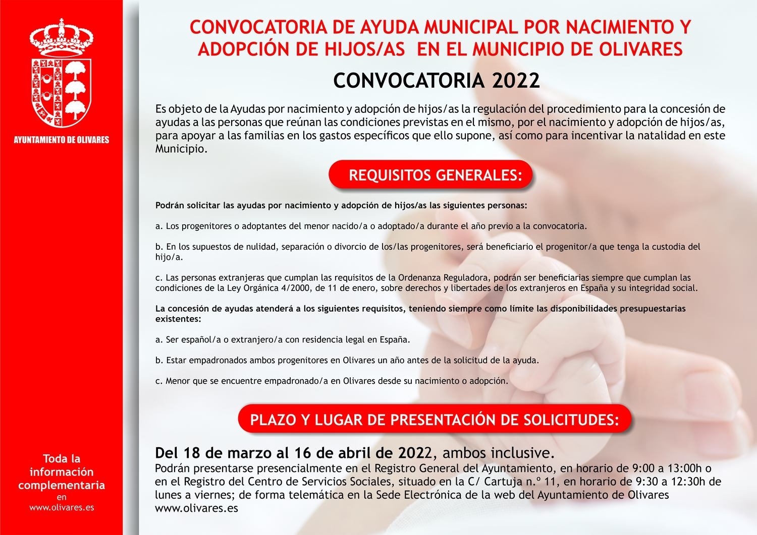 Ayudas nacimiento 2022