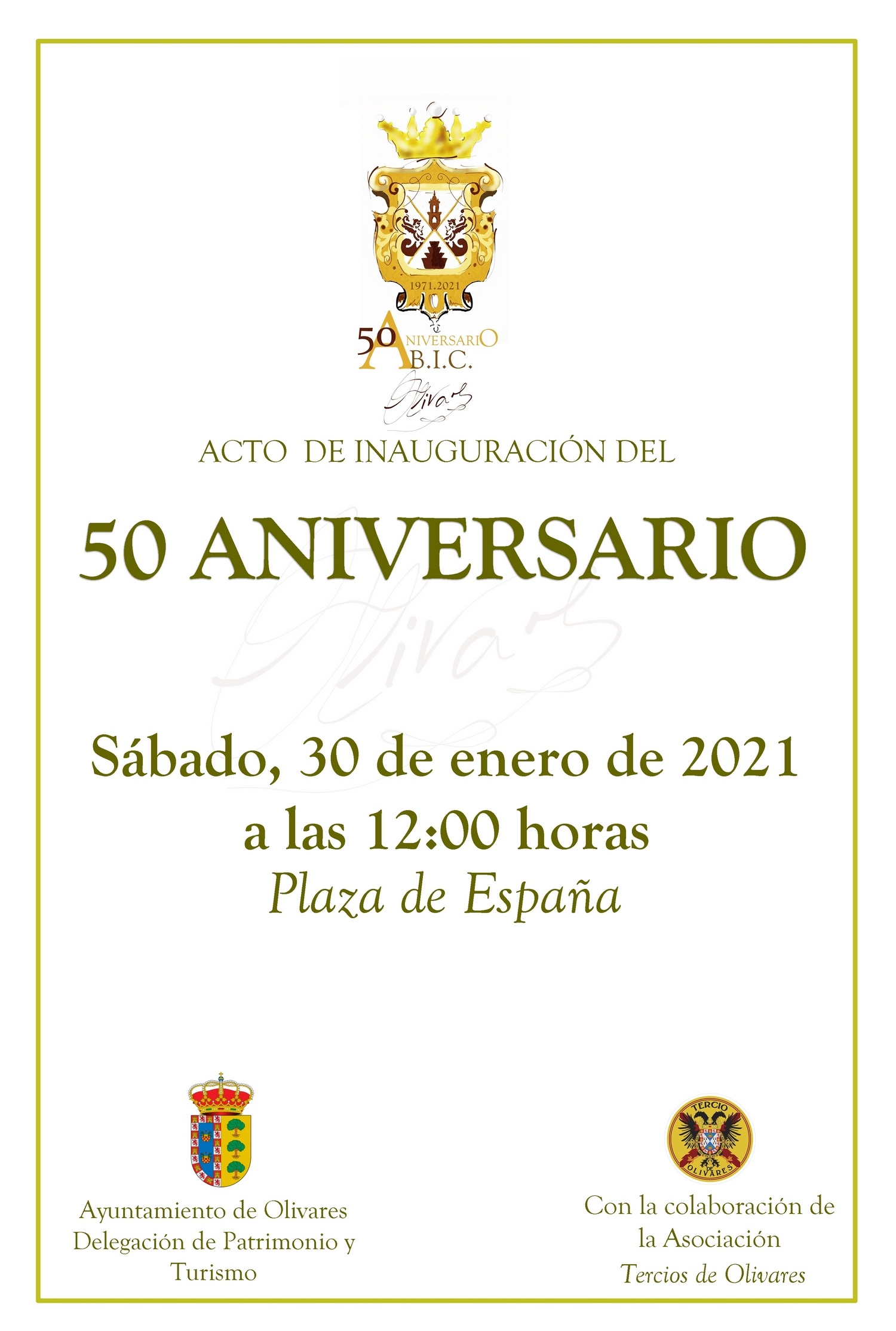 CARTEL ACTO INAGURACIÓN