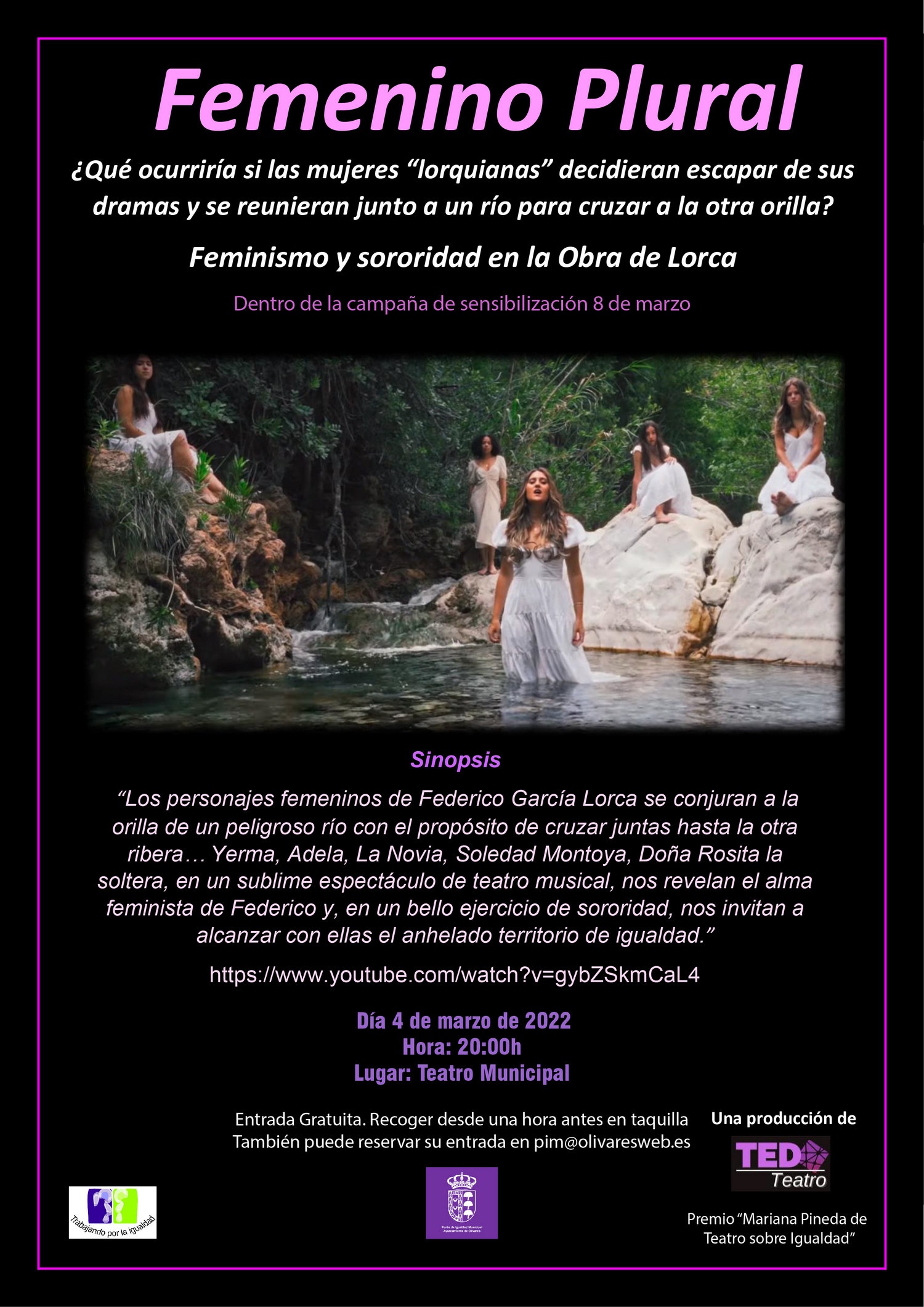 CARTEL FEMENINO PLURAL 21 22-01