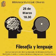 Cartel Filosofía del Lenguaje marzo 22