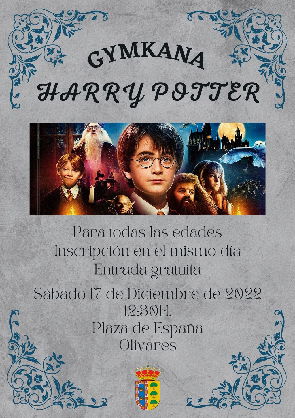 Cartel GYMKANA HARRY POTTER