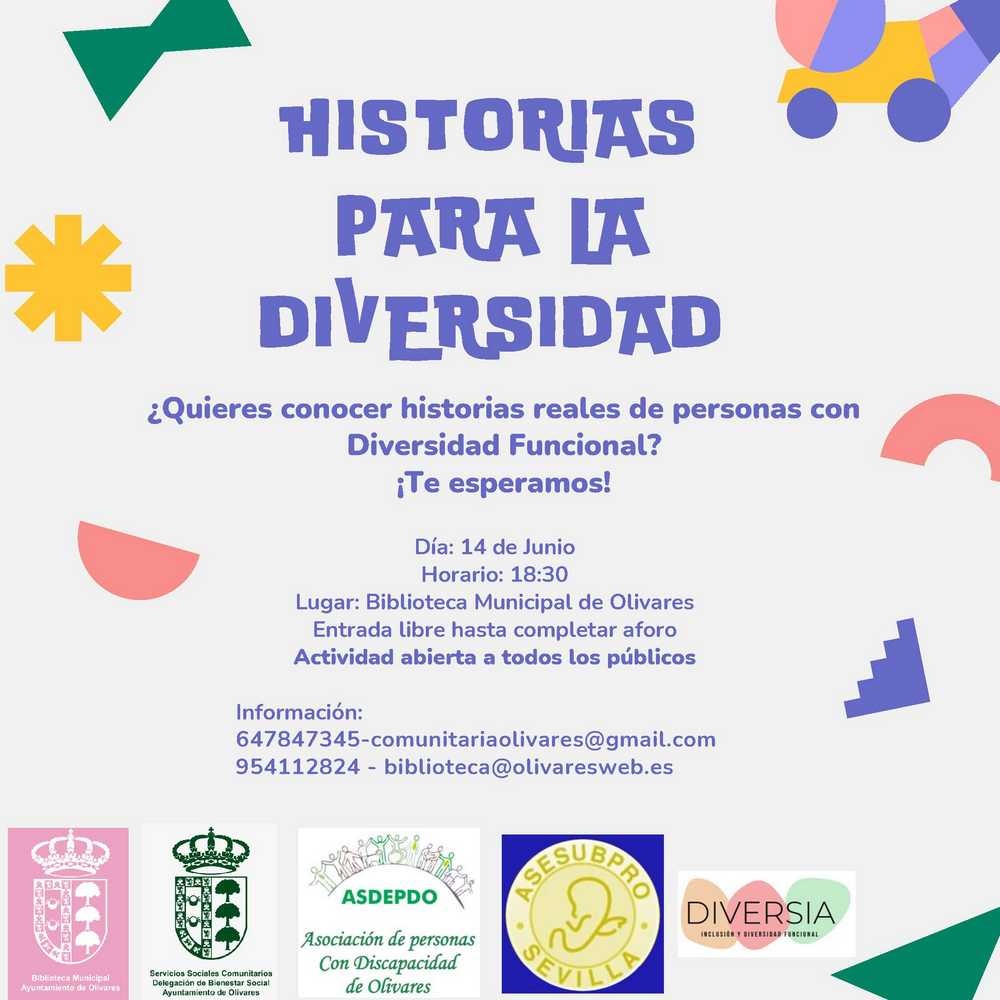 Cartel Historias para la diversidad