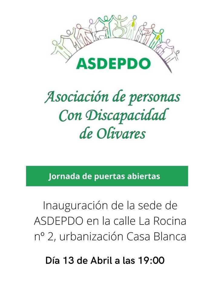 Cartel Inauguración asociación