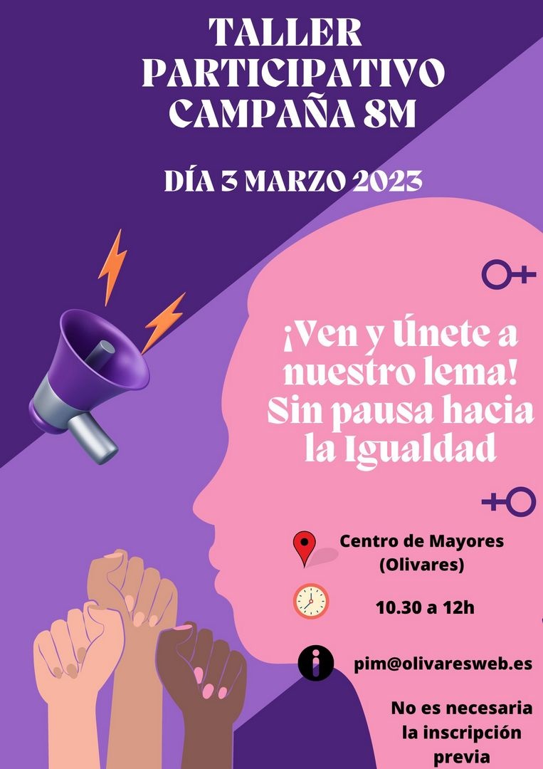 Cartel Taller 3 de Marzo.