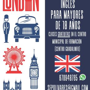 Cartel clases inglés 