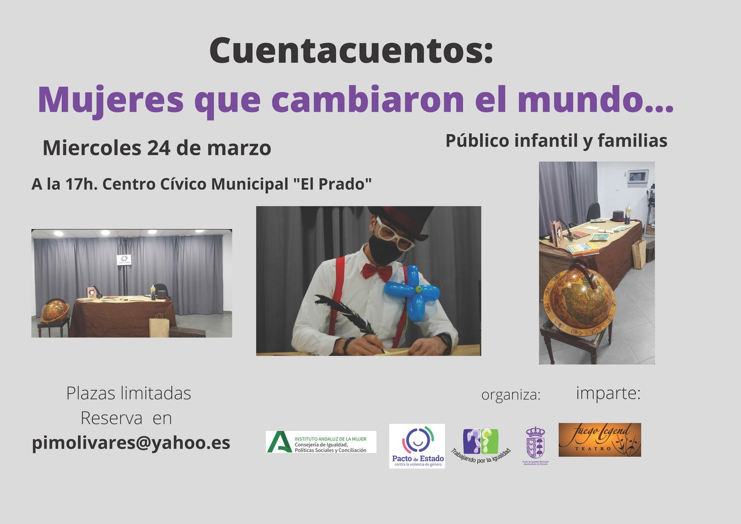 Cuentacuentos Mujeres que cambiaron el mundo...