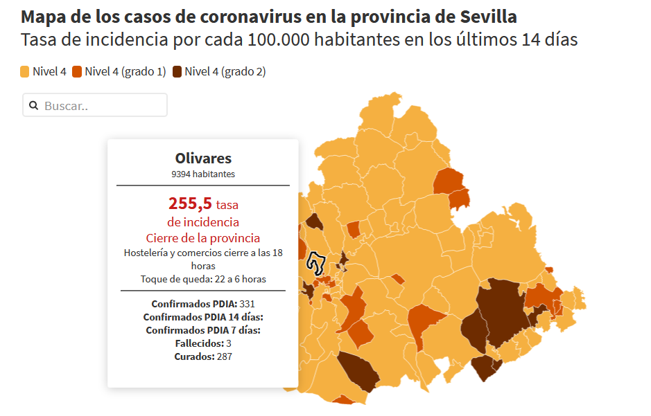 MAPA COVID