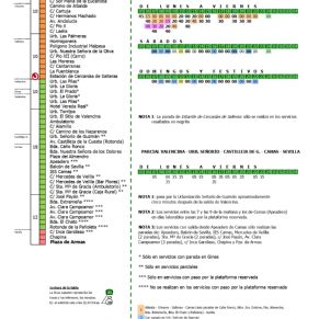 NUEVO HORARIO AUTOBUSES ALBAIDA-SEVILLA
