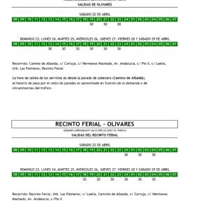 Olivares Feria Sevilla 2023