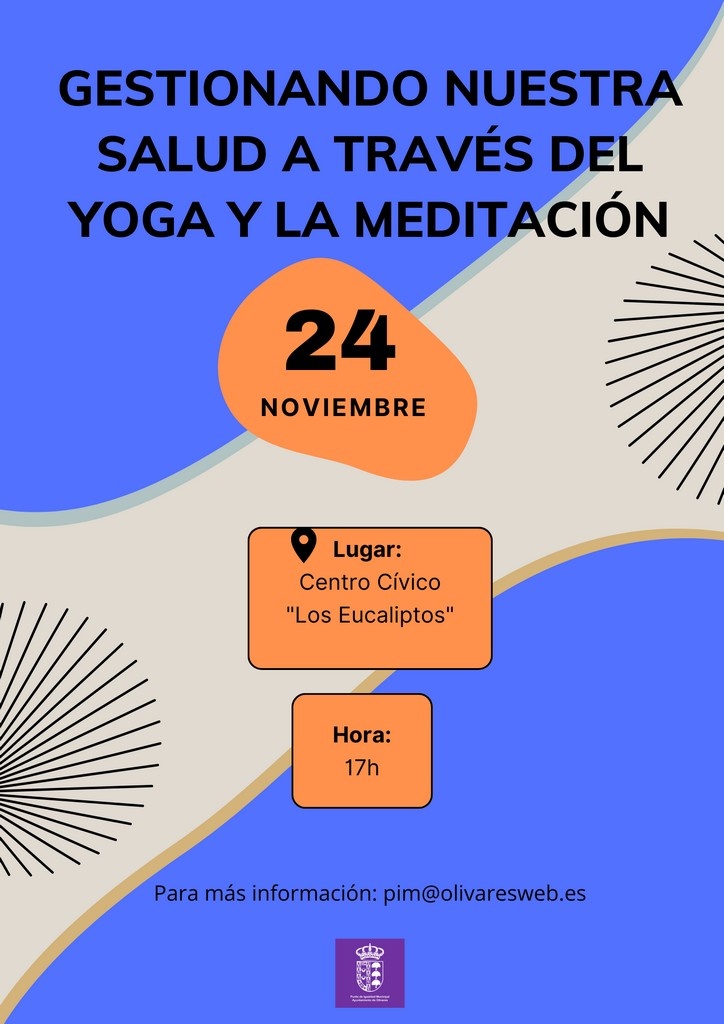 Poster Para Conferencia Estilo Doodling con Foto Azul u Amarillo (1)