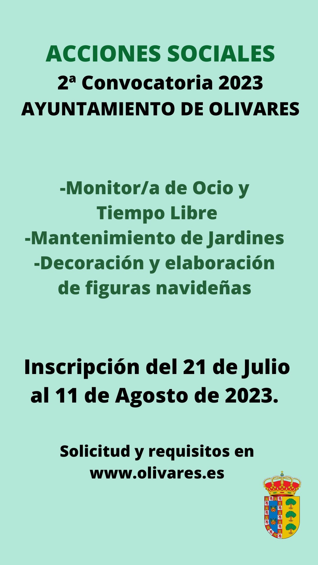 acciones sociales 2023 segunda convocatoria