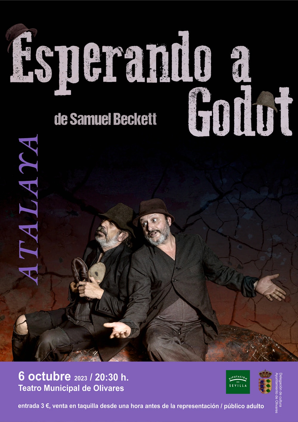 cartel esperando a godot diput23