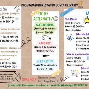 programación Espacio Joven